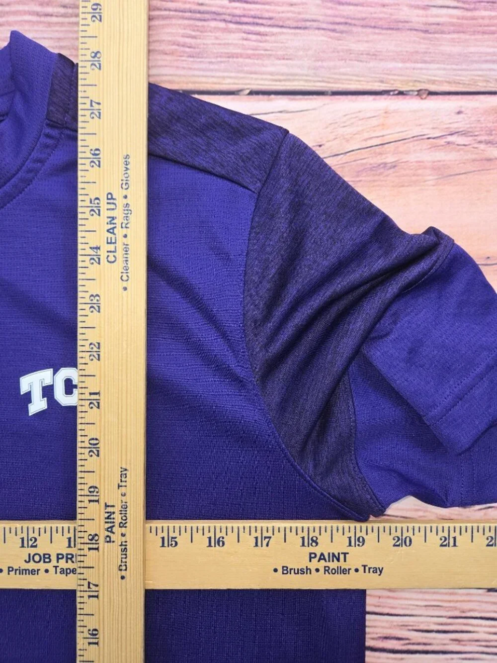Nike Dri-Fit TCU Horned Frogs Mens Purple Tshirt Small
